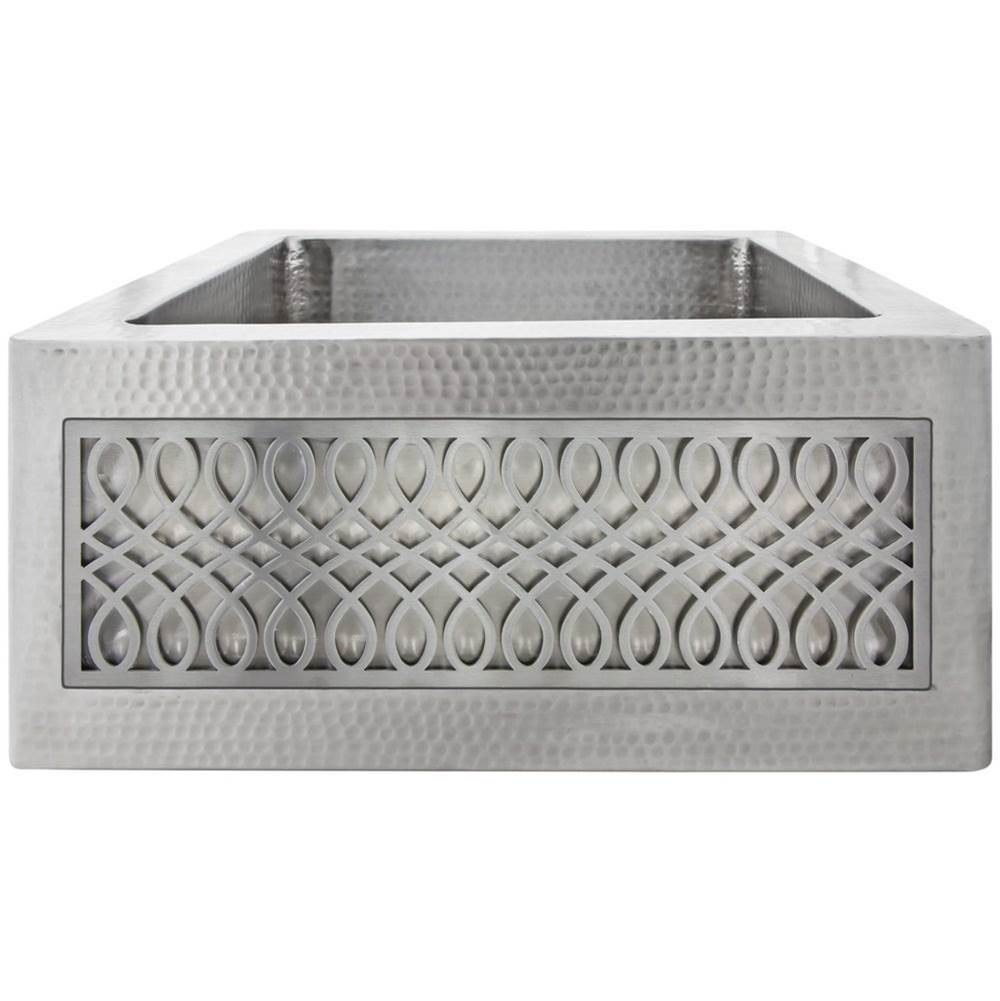 Linkasink - Panel  Small - Lyre  - Satin Stainless Steel - Satin Stainless Steel