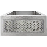 Linkasink - Panel  Small - Lyre  - Satin Stainless Steel - Satin Stainless Steel