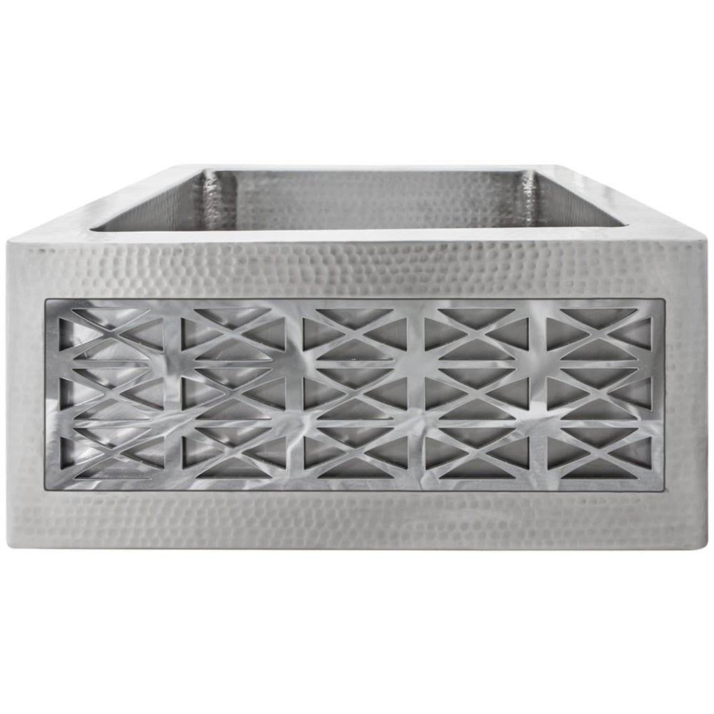 Linkasink - Panel  Small - Spoke - Polished Stainless Steel - Polished Stainless Steel