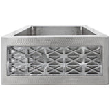 Linkasink - Panel  Small - Spoke - Polished Stainless Steel - Polished Stainless Steel