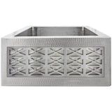 Linkasink - Panel  Small - Spoke - Satin Stainless Steel - Satin Stainless Steel