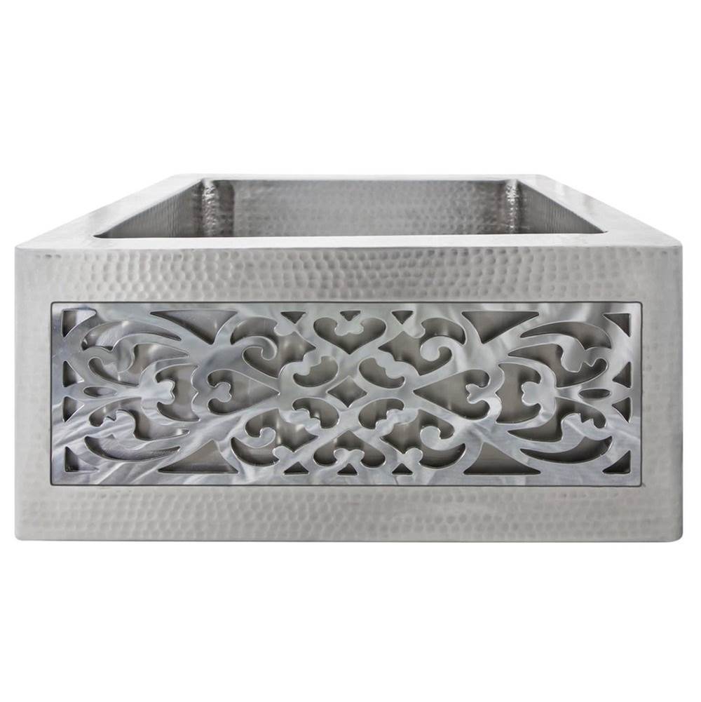 Linkasink - Panel  Small - Filigree - Polished Stainless Steel - Polished Stainless Steel