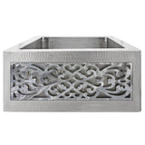 Linkasink - Panel  Small - Filigree - Polished Stainless Steel - Polished Stainless Steel