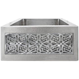 Linkasink - Panel  Small - Tribal - Polished Stainless Steel - Polished Stainless Steel