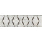 Linkasink - Panel - Marble Ovals - Not Removable - White with Gray Veining Marble