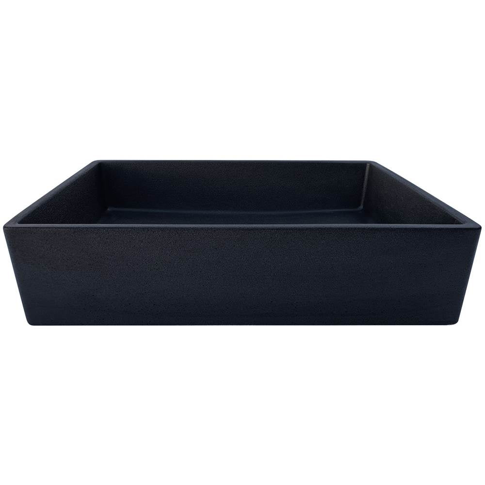 PHOEBE: Concrete Rectangle Vessel Sink