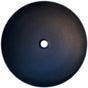 Linkasink - RUBY: Concrete Round Semi-Recessed Vessel Sink - Black Concrete