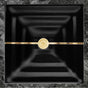 Linkasink - AG01 STRIPE - Black Glass with Brass accent