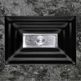 Linkasink - AG03 WINDOW - Black Glass with Silver accent