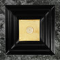 Linkasink - AG03 WINDOW - Black Glass with Brass accent