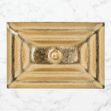 Linkasink - AG04 SOLID 'GLOMIS' - Glass with Gold