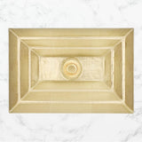 Linkasink - AG04 SOLID 'GLOMIS' - Glass with Champagne Gold