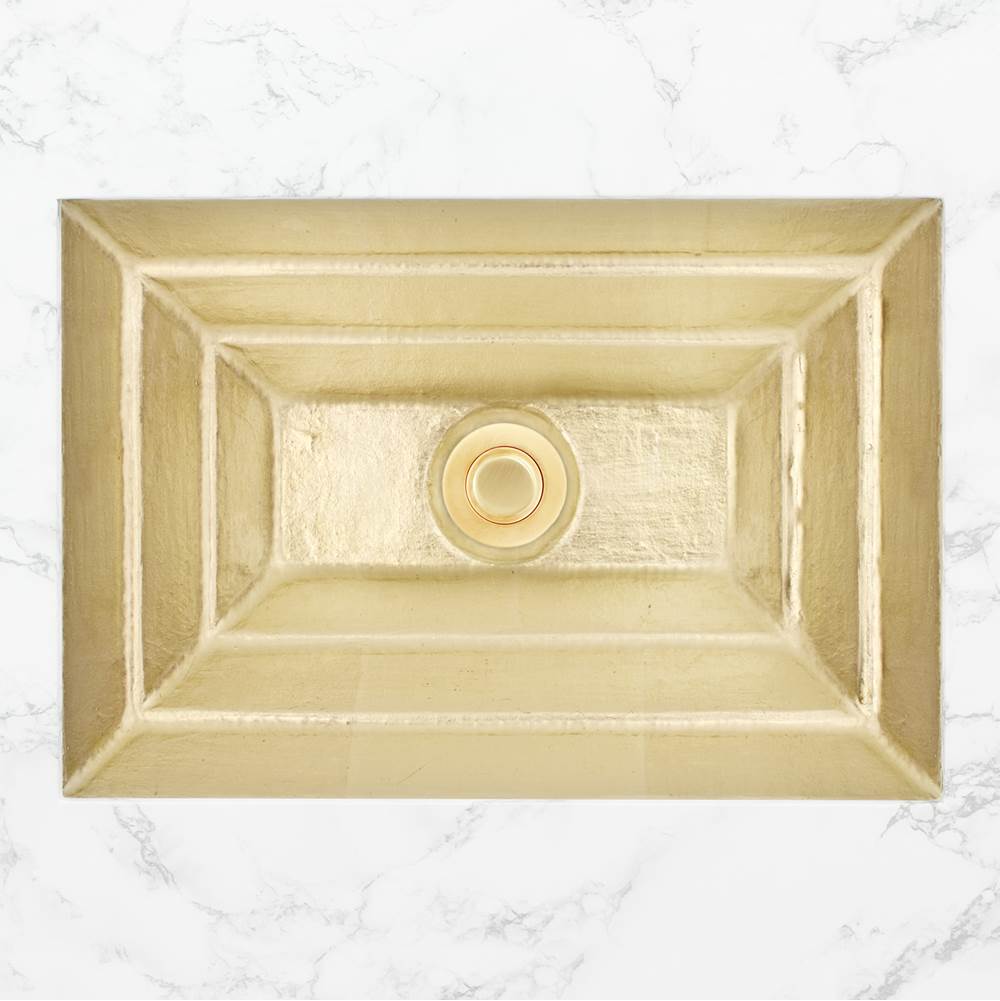 Linkasink - AG04 SOLID 'GLOMIS' - Glass with Champagne Gold