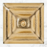 Linkasink - AG04 SOLID 'GLOMIS' - Glass with Brass