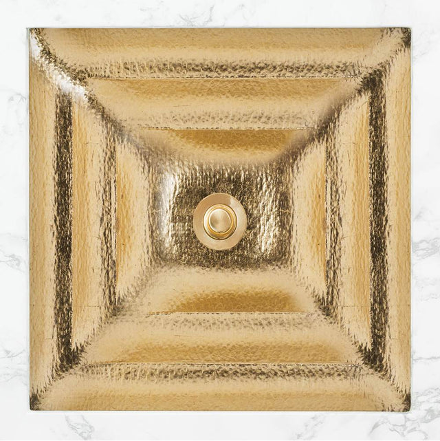 Linkasink - AG04 SOLID 'GLOMIS' - Glass with Brass