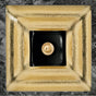 Linkasink - AG10 WINDOW - Glass, Brass Eglomise with Black Window