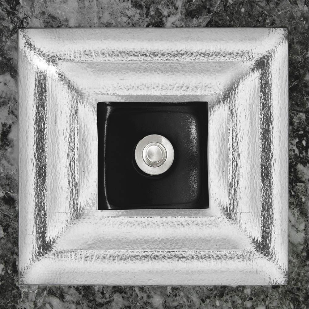 Linkasink - AG10 WINDOW - Glass, Silver Eglomise with Black Window