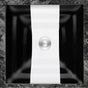 Linkasink - AG13 RIBBON - Black Glass with White accent