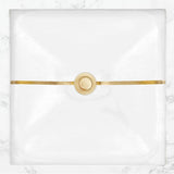 Linkasink - AG15 DUNE STRIPE - White With Gold Stripe