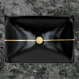 Linkasink - AG16 DUNE RIVER - Black With Gold River
