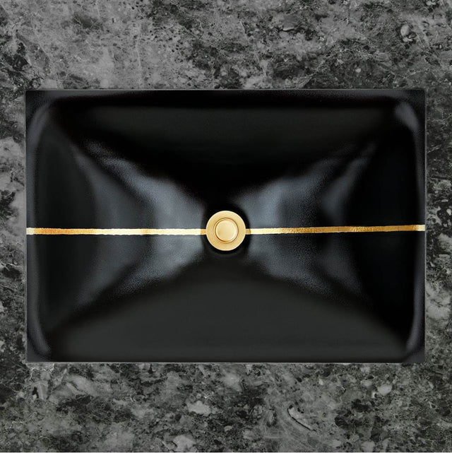 Linkasink - AG16 DUNE RIVER - Black With Gold River