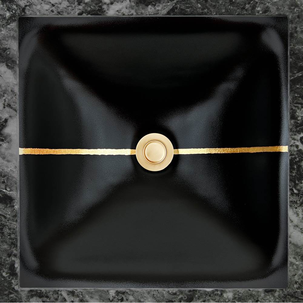 Linkasink - AG16 DUNE RIVER - Black With Gold River