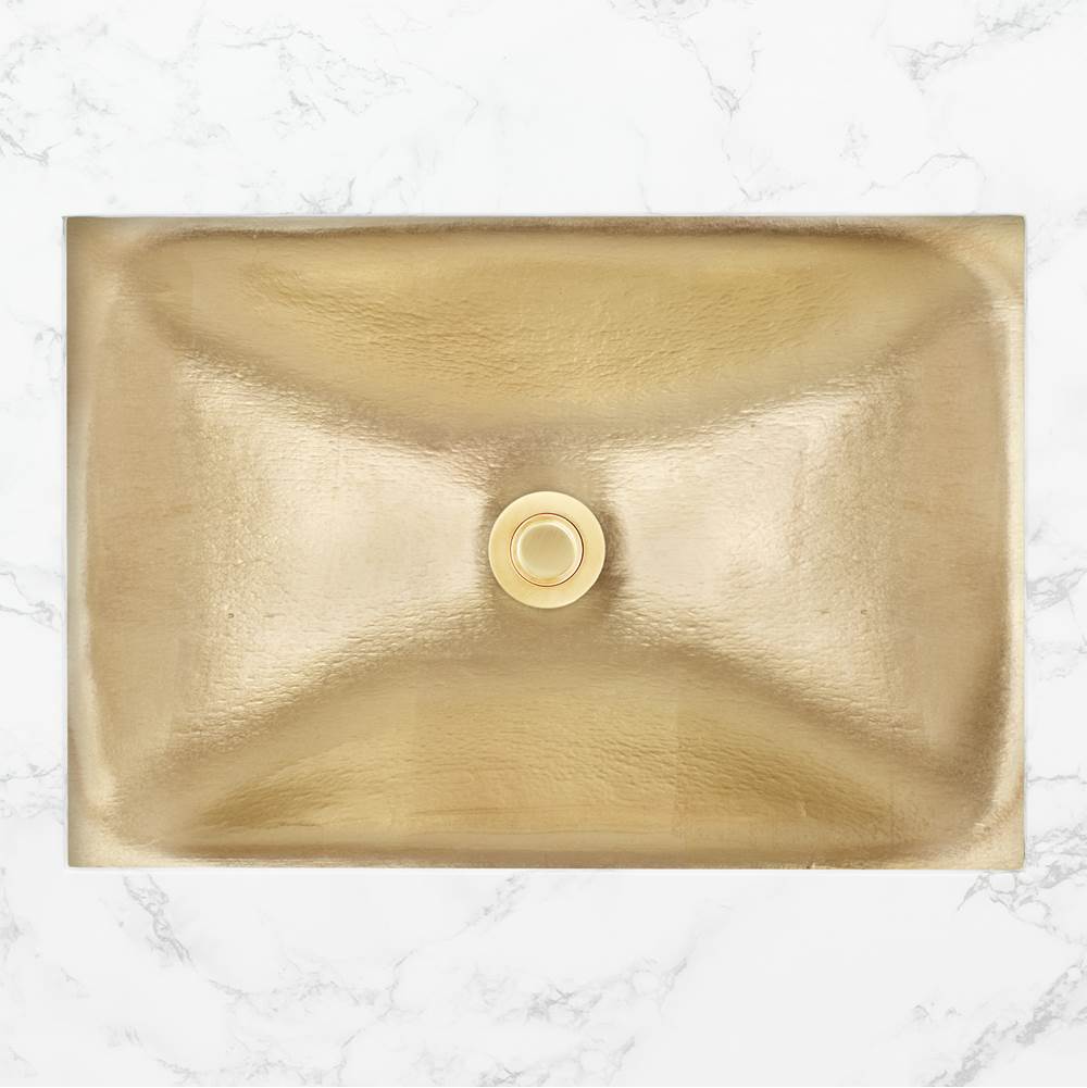 Linkasink - AG17 DUNE - Glass with Champagne Gold