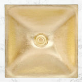 Linkasink - AG17 DUNE - Glass with Champagne Gold