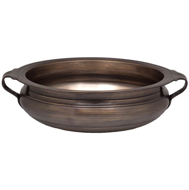 Linkasink - Bronze Bowl with Handles - Antique Bronze