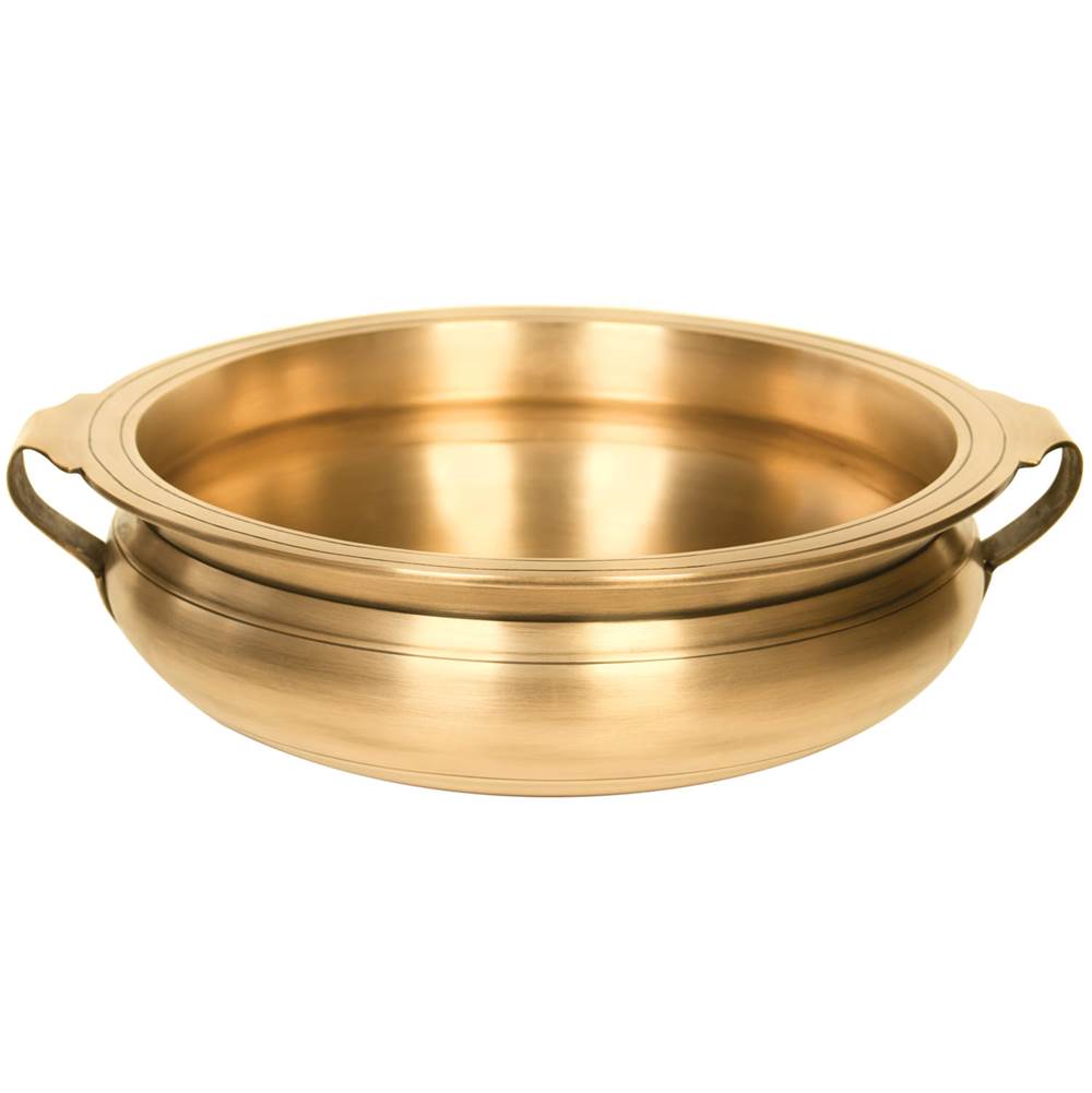 Linkasink - Bronze Bowl with Handles - Vintage Brass