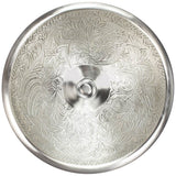 Linkasink - Large Round Botanical - White Bronze