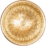 Linkasink - Large Round Wing - Polished Unlacquered Brass