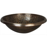 Large Round Brocade