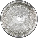 Linkasink - Large Round Brocade - Polished White Bronze
