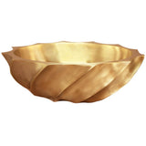 Linkasink - Wave Bowl - Vintage Brass