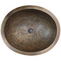 Linkasink - Oval Botanical - Antique Bronze