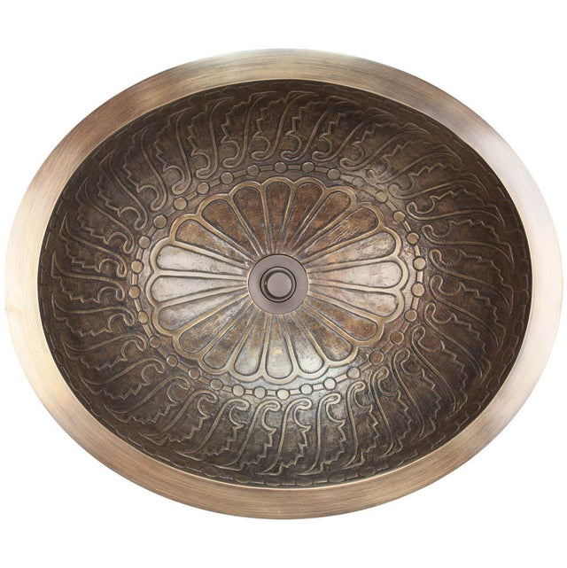Linkasink - Oval Wing - Antique Bronze