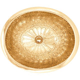 Linkasink - Oval Wing - Polished Unlacquered Brass