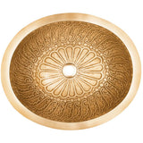 Linkasink - Oval Wing - Vintage Brass
