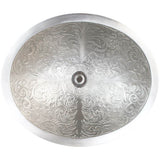 Linkasink - Oval Brocade - White Bronze