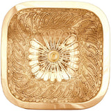 Linkasink - Square Wing - Polished Unlacquered Brass
