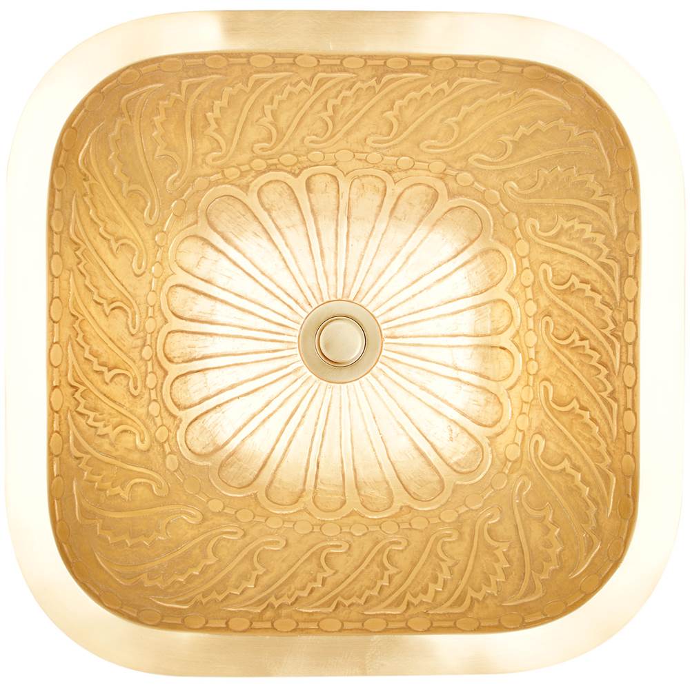 Linkasink - Square Wing - Satin Unlacquered Brass