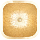 Linkasink - Square Wing - Satin Unlacquered Brass