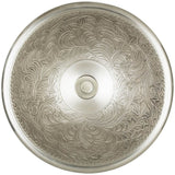 Linkasink - Small Round Botanical - White Bronze
