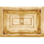 Linkasink - Tiffany Rectangular Sink - Polished Unlacquered Brass