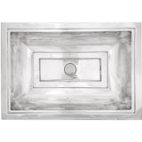Linkasink - Tiffany Rectangular Sink - Polished Stainless Steel