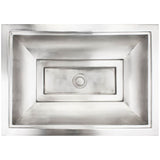 Linkasink - Tiffany Rectangular Sink - Satin Stainless Steel