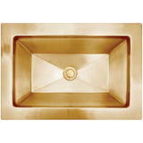 Linkasink - Yves Sink - Satin Unlacquered Brass