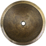 Linkasink - Large Round Builder's Series Hammered Metal
