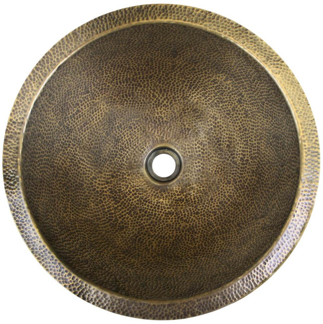 Linkasink - Large Round Builder's Series Hammered Metal